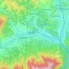 Aninoasa topographic map, elevation, terrain