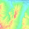 Serracapriola topographic map, elevation, terrain