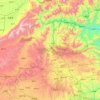 Yu County topographic map, elevation, terrain