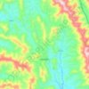 Rushashi topographic map, elevation, terrain