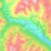 Morgex topographic map, elevation, terrain
