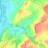 Hooton Roberts topographic map, elevation, terrain