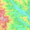 Mandandeupur topographic map, elevation, terrain