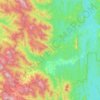 Lojing topographic map, elevation, terrain