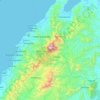 West Coast Division topographic map, elevation, terrain