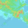 Simeulue Tengah topographic map, elevation, terrain