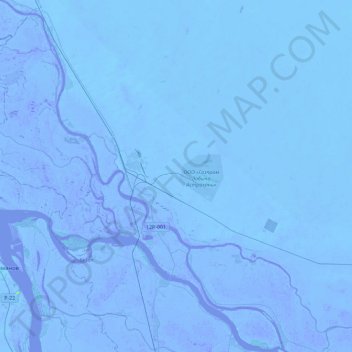 Джанайский сельсовет topographic map, elevation, terrain
