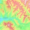 Bayanzürkh topographic map, elevation, terrain