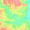 Cuivre River topographic map, elevation, terrain