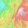 Semenic - Caraș Gorge National Park topographic map, elevation, terrain