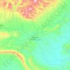 Tazzarine topographic map, elevation, terrain