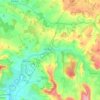 West Meon topographic map, elevation, terrain