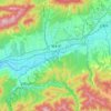 Hashimoto topographic map, elevation, terrain