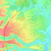 Irqah District topographic map, elevation, terrain