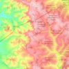 Abadia de Goiás topographic map, elevation, terrain