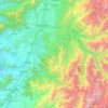 Machalí topographic map, elevation, terrain