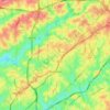 Brookhaven topographic map, elevation, terrain