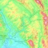 Chiascio topographic map, elevation, terrain