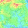 Le Merderet topographic map, elevation, terrain