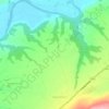 Osbaldeston topographic map, elevation, terrain