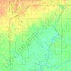 Clement Township topographic map, elevation, terrain