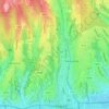 Gornji grad topographic map, elevation, terrain