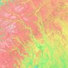 Innlandet topographic map, elevation, terrain