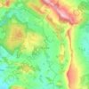 Woolhope topographic map, elevation, terrain