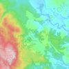 Ellendale topographic map, elevation, terrain