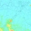 Tempunak topographic map, elevation, terrain