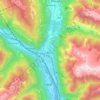Biasca topographic map, elevation, terrain