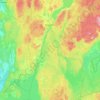 Degerfors kommun topographic map, elevation, terrain