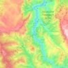 Kozjak Lake topographic map, elevation, terrain