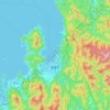 Tsuruga topographic map, elevation, terrain