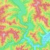 Bicaz topographic map, elevation, terrain