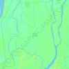 Muara Telang topographic map, elevation, terrain