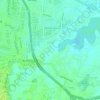 Cipete topographic map, elevation, terrain