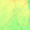 Hodal topographic map, elevation, terrain