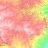 Rangareddy topographic map, elevation, terrain