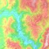 Parrano topographic map, elevation, terrain