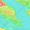 Constanza topographic map, elevation, terrain