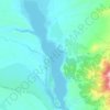 Aparan Reservoir topographic map, elevation, terrain