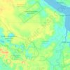 Sungai Siak Kecil topographic map, elevation, terrain