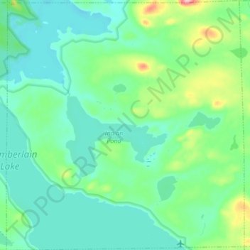 T7 R12 WELS topographic map, elevation, terrain