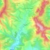 Thoard topographic map, elevation, terrain