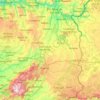 Guarda topographic map, elevation, terrain