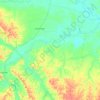 Sungai Kampar Kiri topographic map, elevation, terrain