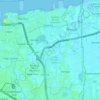 Cilincing topographic map, elevation, terrain