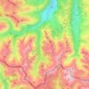 Saint-Lary-Soulan topographic map, elevation, terrain