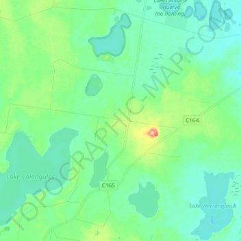 Kariah topographic map, elevation, terrain